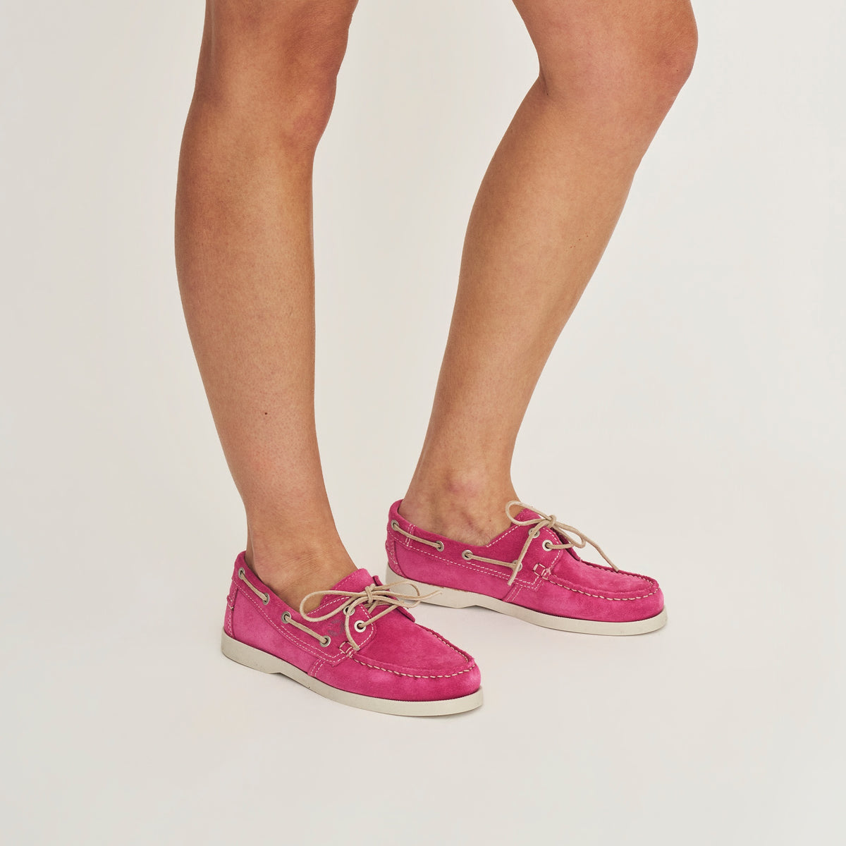 Kajaani Women - Boat shoes - Suede - Pink MV