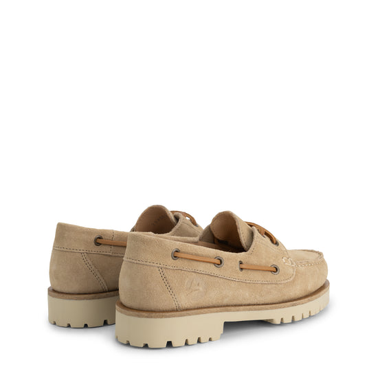 Salla Women - Boat shoes - Suede - Sand BD