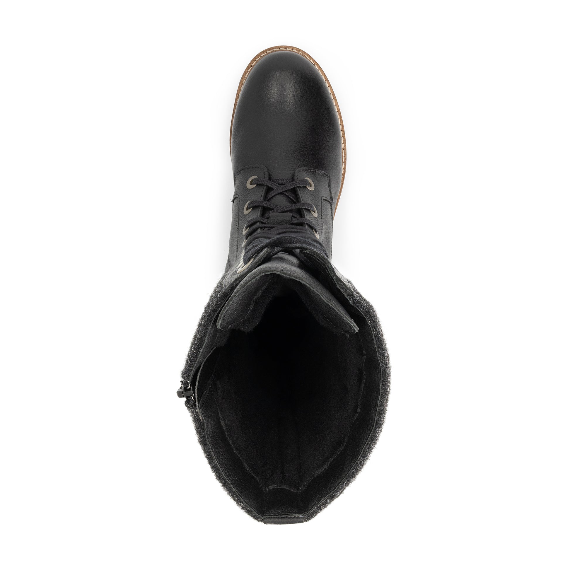 Struve Women - High Lace-up boots - Wool/Felt - Black UPS